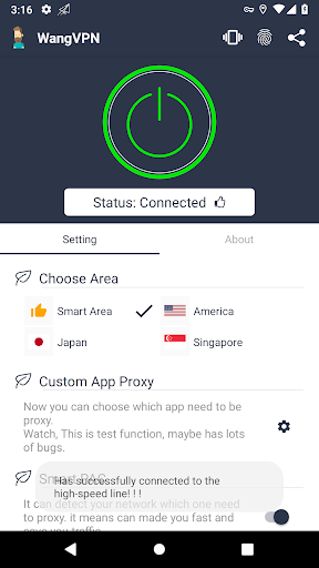 Wang VPN - Fast Secure VPN screenshot 2