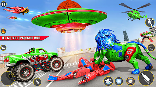 Spaceship Robot Transform Game screenshot 19