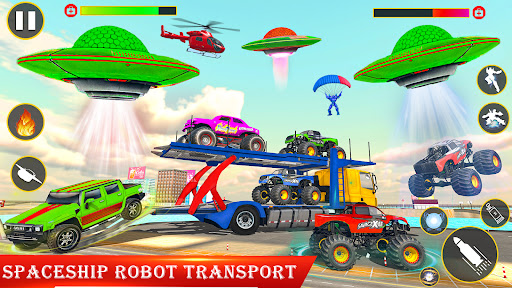 Spaceship Robot Transform Game screenshot 24
