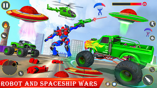 Spaceship Robot Transform Game screenshot 9