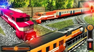 Train Racing Games 3D 2 Player - Railway Station Train Simulator - Android GamePlay screenshot 2