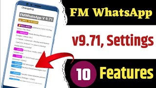 FM WhatsApp v9.71 Features | FM WhatsApp new update settings | FM WhatsApp v9.71 me kya Naya aaya h screenshot 1