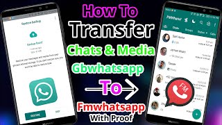How To Transfer GB Whatsapp  Chats & Media Files To FM WhatsApp In 2023 | Backup Data To Fmwhatsapp screenshot 5