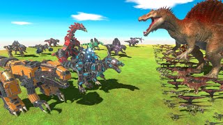 Dinosaurs War - Robot Rex Attack | Animal Revolt Battle Simulator screenshot 1