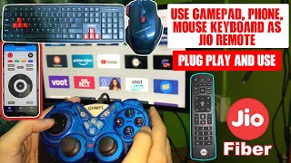 Use Gamepad,Smartphone and Mouse keyboard as JIO Set top box remote|Jio fiber new plans specialvideo screenshot 4