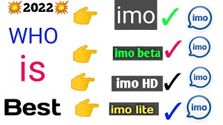 who is best imo 🤔 imo beta or imo HD or imo lite or imo 🤔 #anuinformer #whoisbestimo #imonewsetting screenshot 2