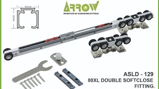 ARROW 80XL 2 way soft close damping sliding system. screenshot 1