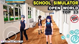 Top 13 Best SCHOOL SIMULATOR Games OPEN WORLD OFFLINE School Simulator Games for Android iOS screenshot 2