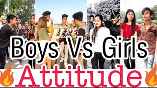 Boys Vs Girls Attitude 😈 tik tok video | New Attitude tik tok video | new snack video screenshot 5