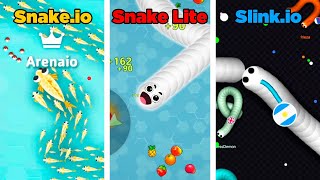 Snake.io vs Snake Lite vs Slink.io screenshot 4